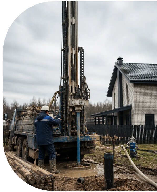 Бурение скважин на воду под ключ в Черняховске от 125760 р. | АПаруса-Чрх